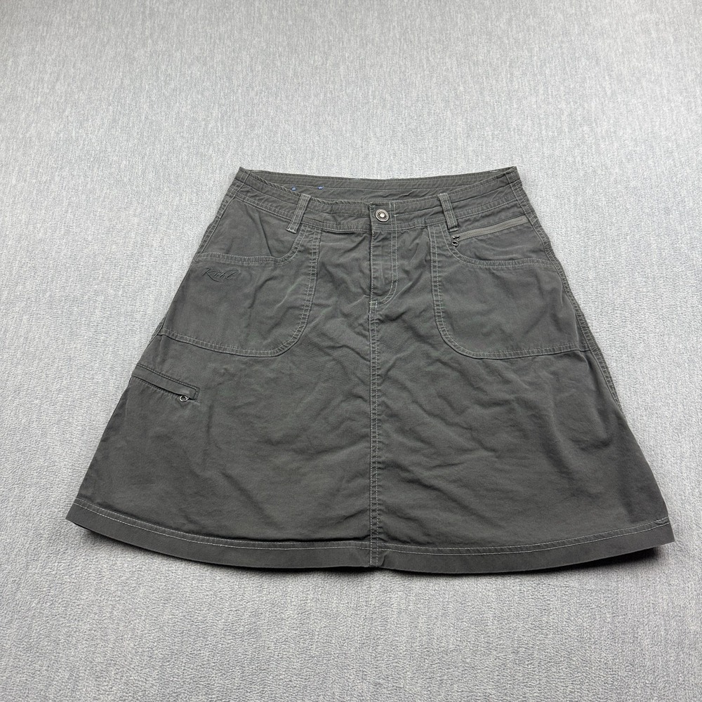 Kuhl Skirt Womens 4 Gray A Line Mini Outdoor Hiking Tennis Trail Camping Active